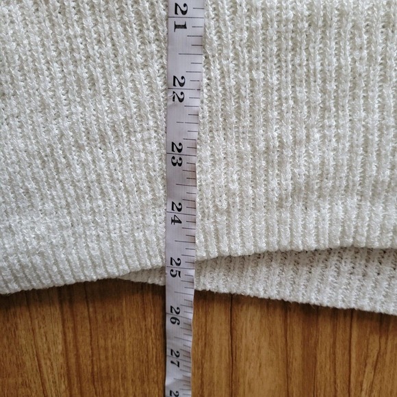 Torrid Sweater Womens Size 1X White Open Knit Crochet Long Sleeve Casual Top - Picture 7 of 11